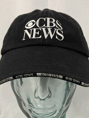 CBS Network News Logo Embroidered Adjustable Baseball Cap